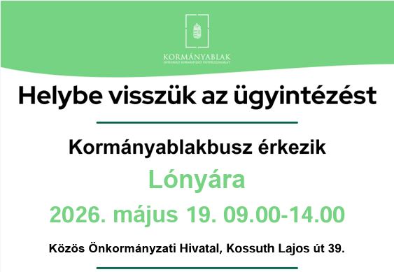 Kormányablakbusz érkezik